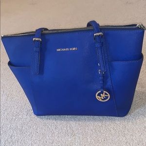 Blue Leather Michael Kors purse